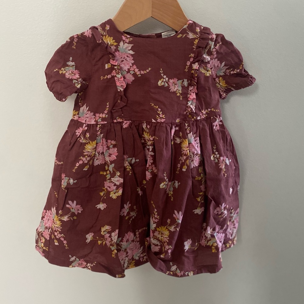 Oshkosh Fall Floral Dress 12m